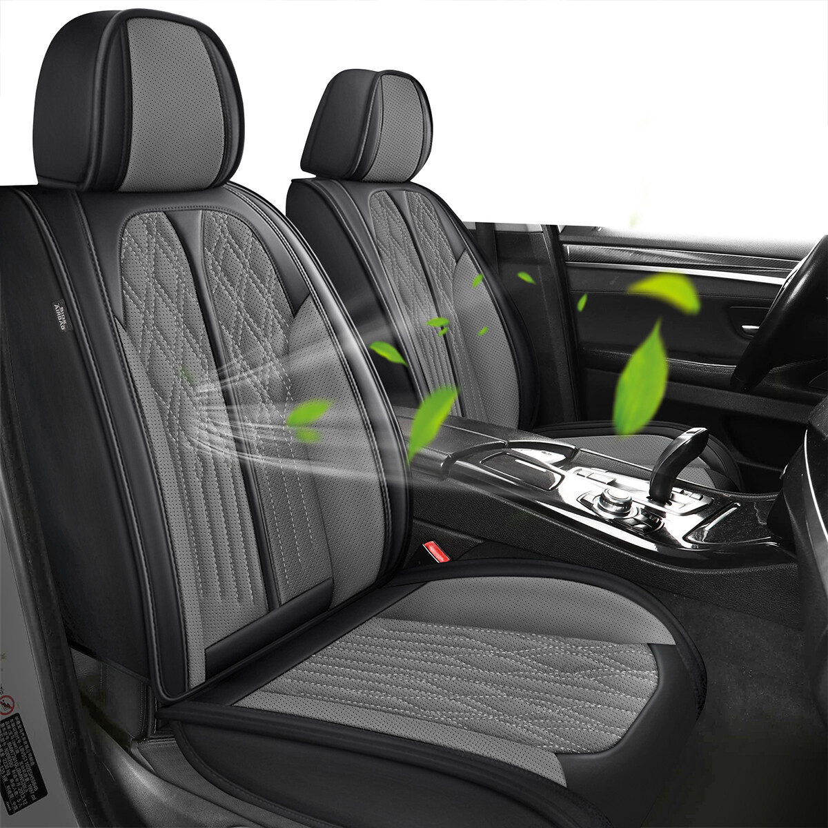 PU Leather Car Front Row Seat Covers Cushion For Jeep Grand Cherokee 2004-2010