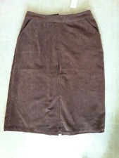 Christopher & Banks skirt  NWT  waist Brown Corduroy several sizes!
