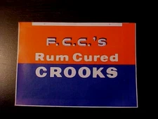 Vintage Cigar Label - F.C.C.'S. Rum Cured Crooks Inner