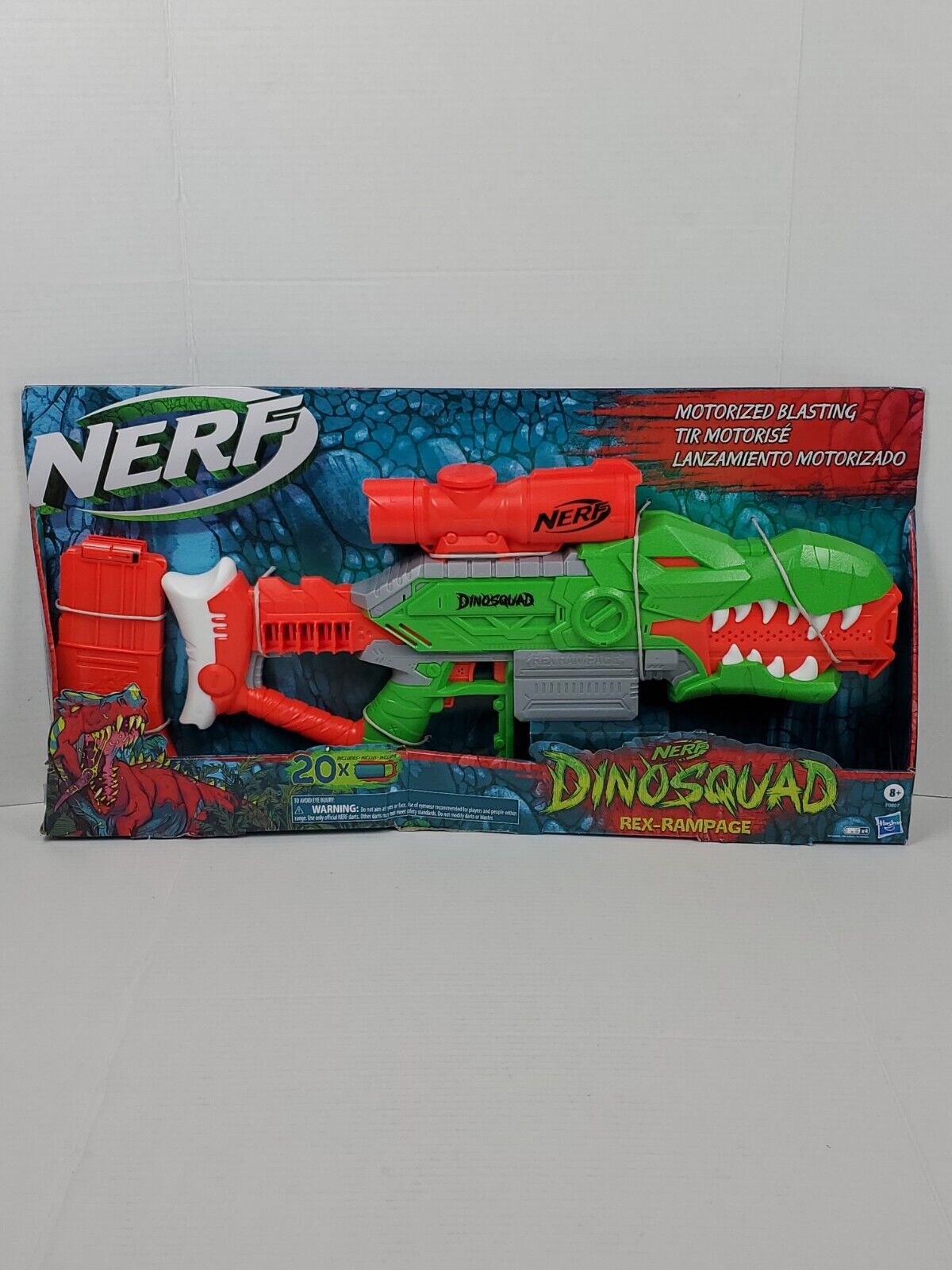 NERF DinoSquad Rex-Rampage Motorized Dart Blaster, 10-Dart Clip, 20  Official Darts – StockCalifornia