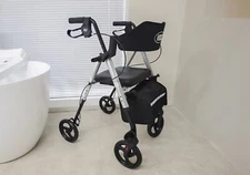Walkers for Seniors, Rollator Walker with SeatSupports 330lb, 8" Big Wheels-used