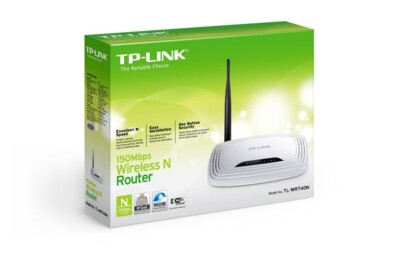 TP-Link TL-WR740N 150 Mbps Wireless N Router 4-Port Switch WLAN WiFi WPA2 WDS