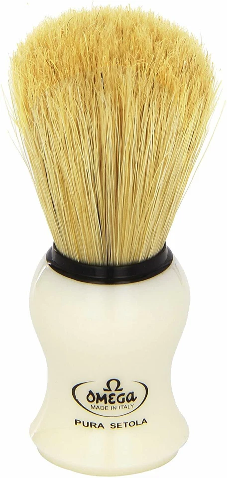Omega Shaving Brush #10066 in pure bristle