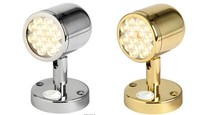 12V 24V Aufbaustrahler Led Warmweiß 360° Drehbar 120° Neigbar Wandleuchte KajüTe