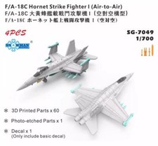 SNOWMAN SG-7049 1/700 F/A-18C Hornet Strike Fighter l (Air-to-Air) Model Kit