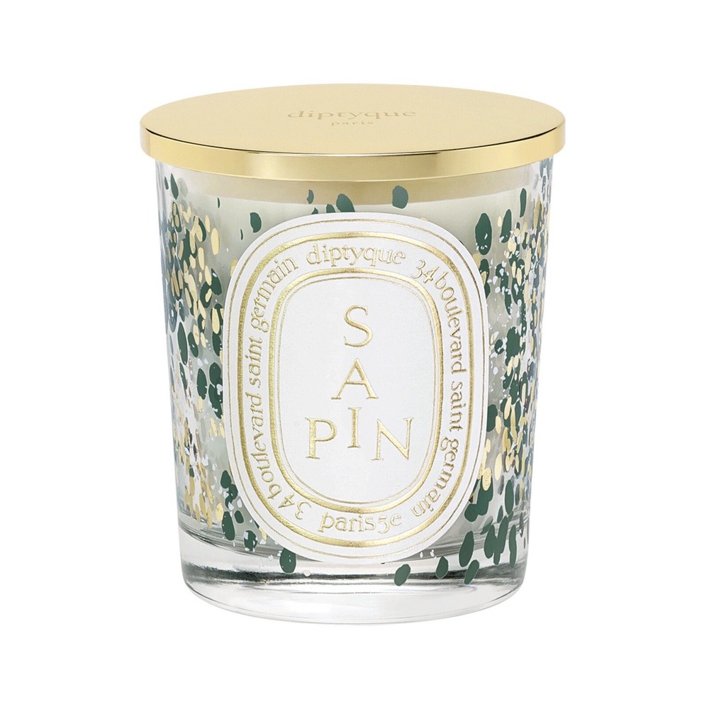 DIPTYQUE Sapin Holiday Limited Edition Candle W/ Gold Lid Bougie Parfum NIB 190g