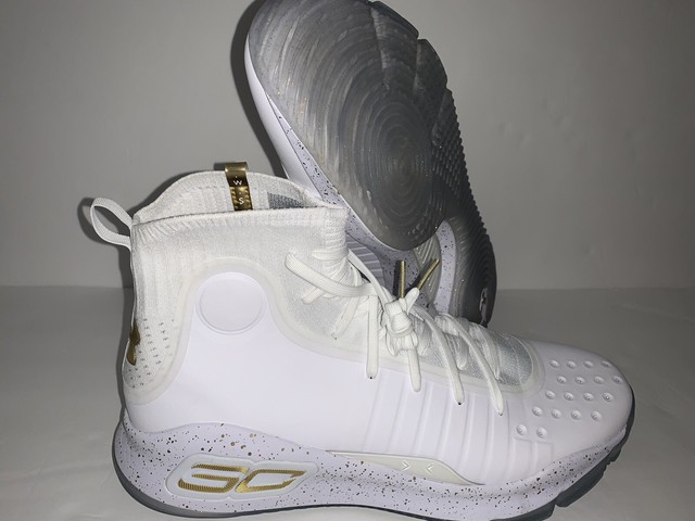 under armour curry 4 white black