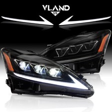 VLAND LED Headlights FOR Lexus IS250/C IS350/C IS220d 06-12 ISF 08-14 DRL Lamps