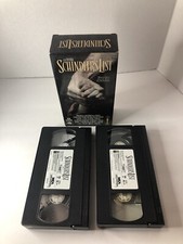 Schindlers List (VHS, 1997, 2-Tape Set) Don’t Forget History Vintage Set MCA