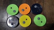 Mushroom Growing Jar Lids - Self-Healing Injection Port & Filter Wide Mouth 3 pc