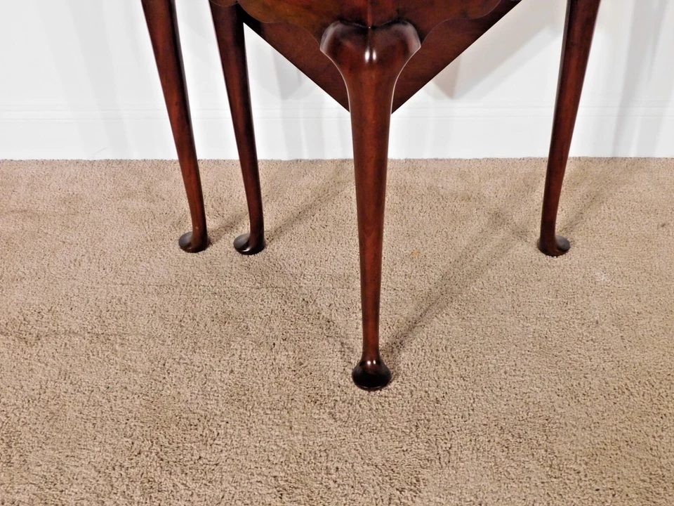 Pañuelo vintage Kittinger CW caoba mesa hoja caída Foto 2 de 4