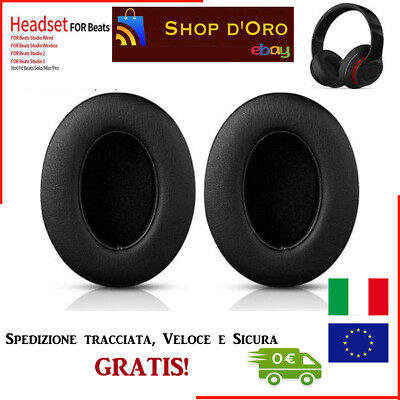 2x Ohrpolster Hallen für Dr. Dre Beats Studio 2.0 3.0 Wireless
