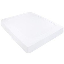 Box Spring Cover Stretchy Fabric Wrap Around 4 Sides Bed Skirt Wrinkle Free For