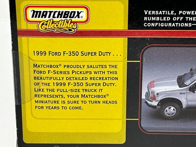 Matchbox 1:24 Scale 1999 Ford F-350 Super Duty Pickup Truck with