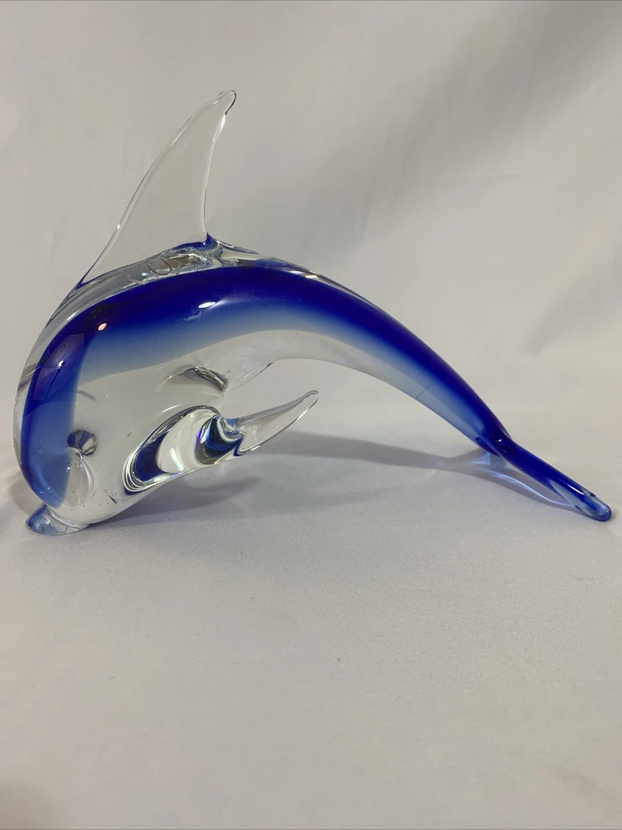 MURANO ムラノ 金彩 トリプル ドルフィン グラス Murano Dolphin for