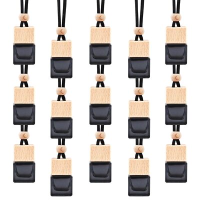 15 Pcs Hanging Car Air Freshener Bottle Empty Car Essential Oil Diffuser Bottles