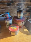 5 Vintage Tin Lot