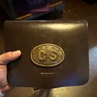 Civil War Confederate CS Leather Cartridge Box Pouch Reproduction