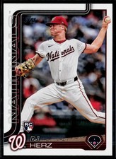 2025 Topps #287 DJ Herz RC