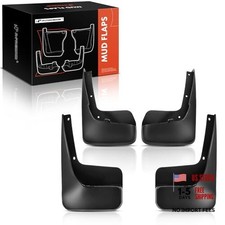 Set of 4PCS Mud Flaps Splash Guards Mudguards Mudflaps with Hardware Kits