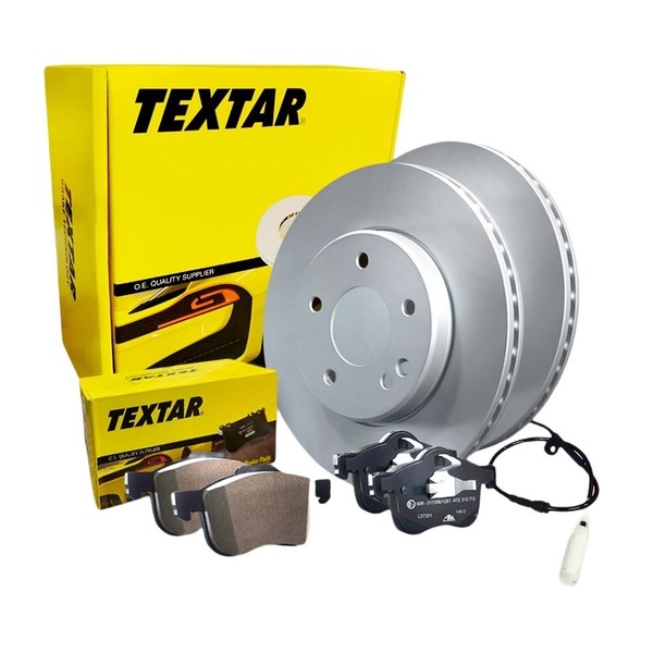 Textar Bremsscheiben + BeläGe WK Vorne FüR Mercedes CLS E-Klasse W211-image