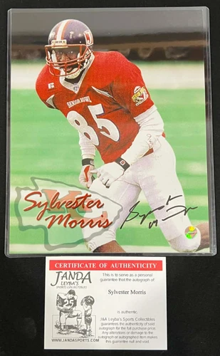 SYLVESTER MORRIS Signed 8X10 NFL Photo AUTO Jackson State Tigers w/COA