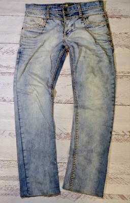 Cipo & Baxx Men's Denim Jeans Size 31x34 Thick Stitch Vintage Grunge Moto