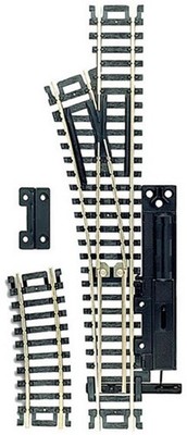 Atlas HO Scale Code 100 Manual Left-Hand Turnout/Switch Model Train Track