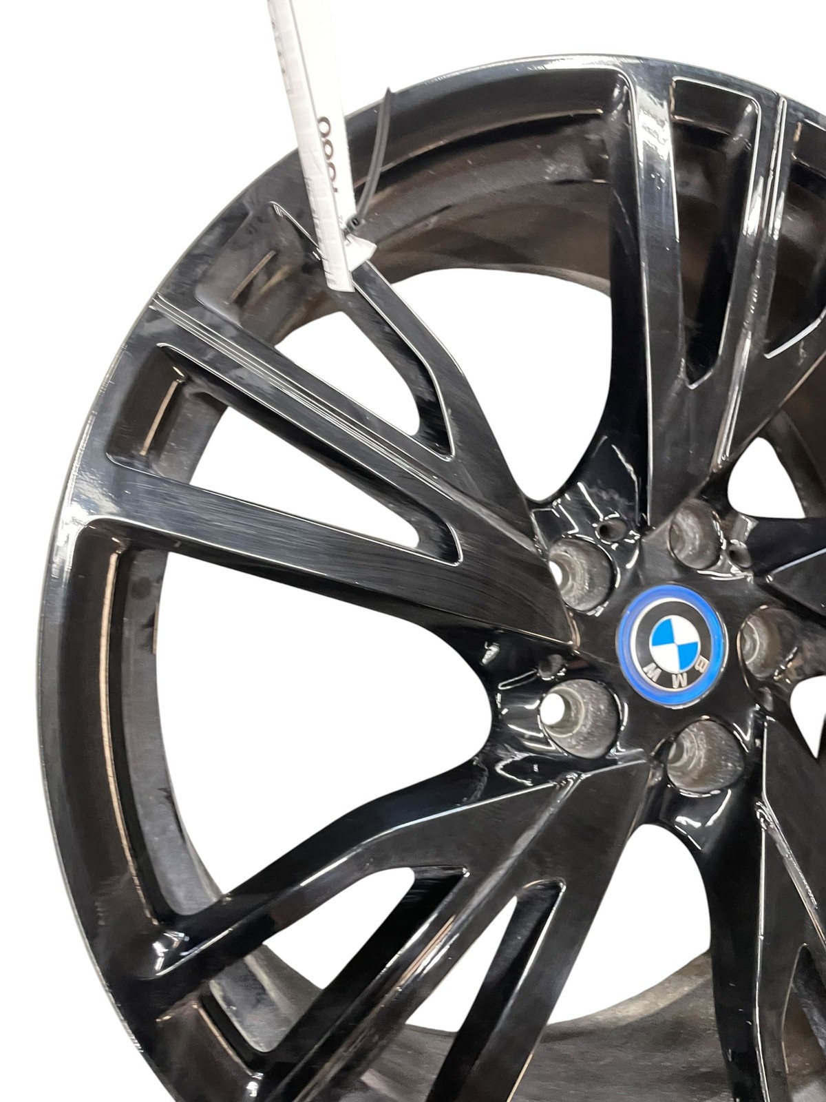 2014-2019 BMW I8 OEM (A) 20X7.5 INCH BLACK FORGED ALUMINUM WHEEL *RASH*