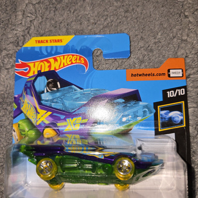 2018 Hot Wheels X-Raycers 10/10 HOVER & OUT (SHORT CARD) In Card Sideways 
