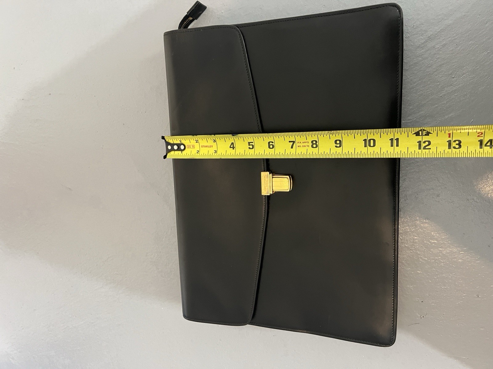 Borsa da lavoro YSL Yves Saint Laurent valigetta nera vintage