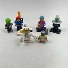 Lego Set of 6 Series 26 Minifigures Space Astronaut Alien Incomplete