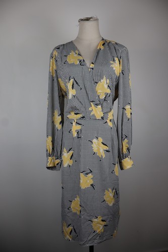 Luisa spagnoli Robe Costume Manches Longues Femme Taille 50 Vintage Casual - Photo 1 sur 10