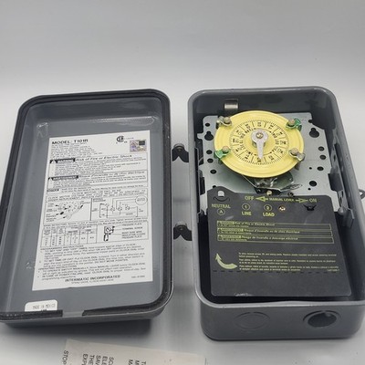 Intermatic T101R 120-Volt SPST 24 Hour Mechanical Time Switch with Outdoor Case