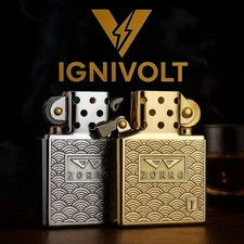 ZORRO Z902 Inner Tank Kerosene Lighter | Windproof Metal Flint Oil Refill Design