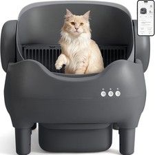 Self Cleaning Litter Box, Automatic Cat Litter Box with APP Control, Odor-Fre...