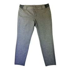 Simply Vera Vera Wang Womens Gray Skinny Pull On Elastic Waist Pants Petite XL