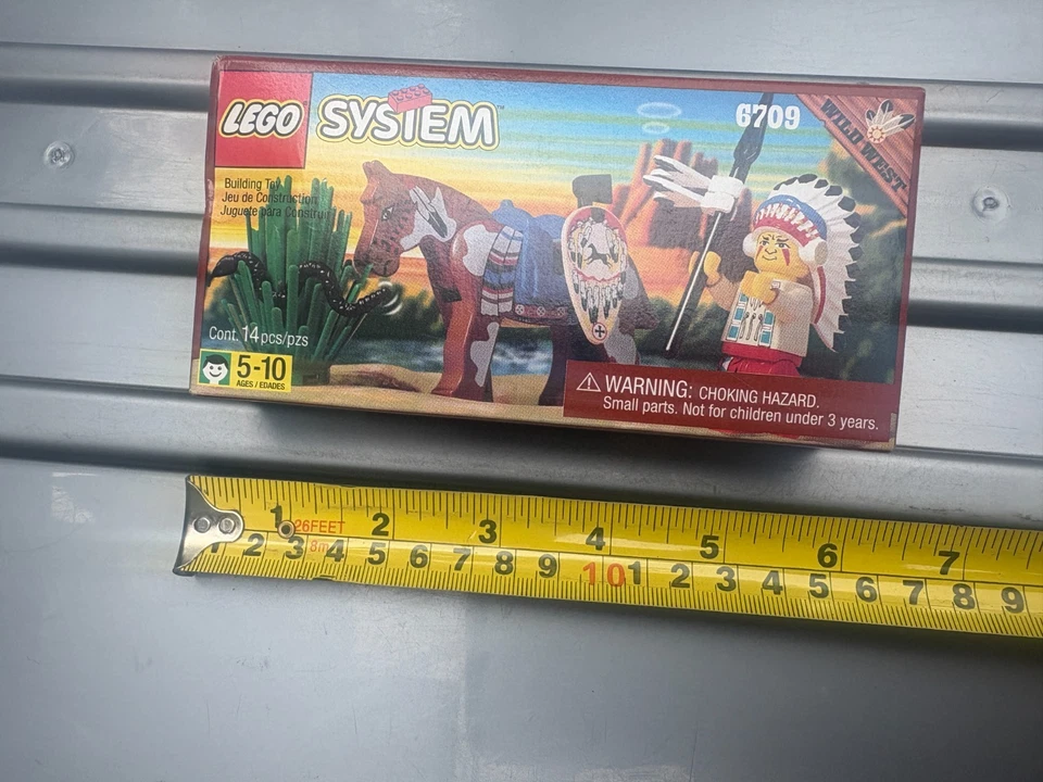 Lego Wild West / Western #6709 Tribal Chief, Brand New in Sealed Box, 1997 - Image 3 of 4
