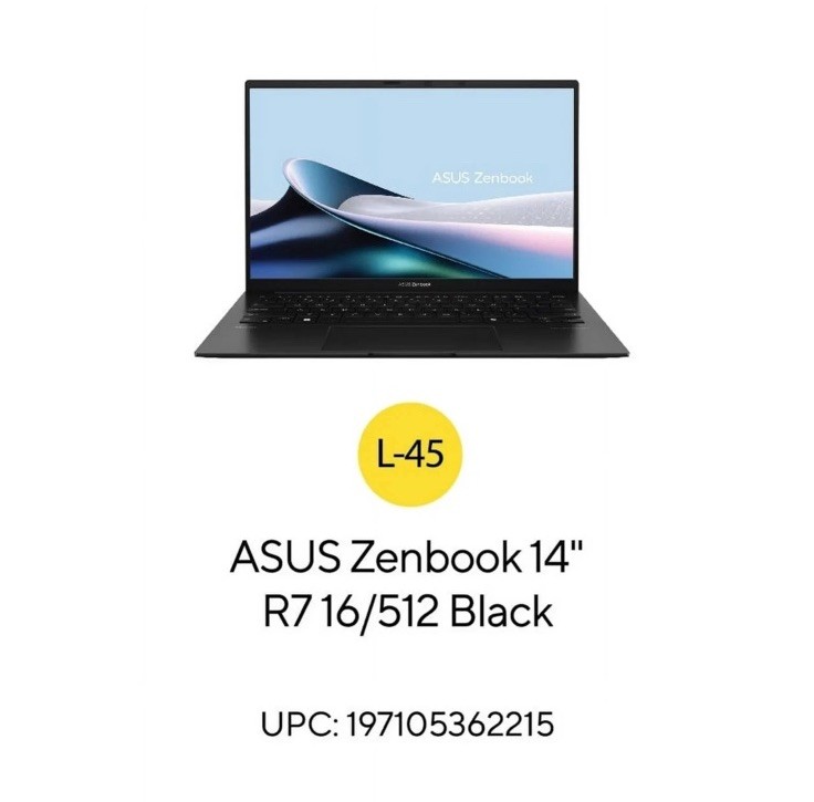ASUS ZenBook UM3406H, 14-Inch Laptop, with AMD Ryzen 7, 512 GB SSD (Solid State Drive), Windows 11 Home