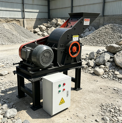 220V 3Phase Small Hammer Crusher Pebble Rock Ore Crushing Machine Sand Crusher