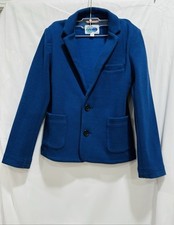 Boden Kids Blazer Jacket Blue Soft Size 6-7Y