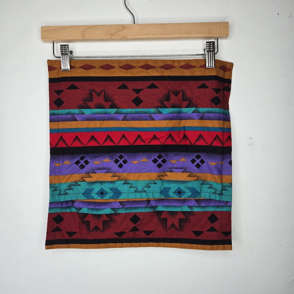 Fronhas de travesseiro vida selvagem do Alasca 14x14 quadradas urso alce patos tribal cabine colorida - Imagem 3 de 4