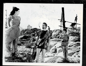 SUPER RARE!! 8X10 1950s ORIG HELGA LINE MOVIE SCENE PHOTO!!