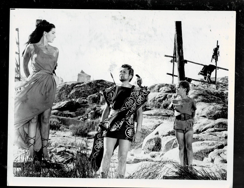 SUPER RARE!! 8X10 1950s ORIG HELGA LINE MOVIE SCENE PHOTO!!
