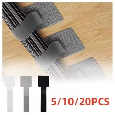 20/10/5PCS Releasable Cable Organizer Ties Mouse Earphones Wire Management Nylon
