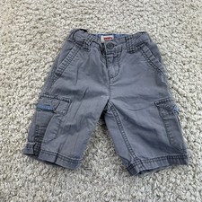 Levis Youth Boys Denim Shorts Size 5 Regular Adjustable Waistband Cargo