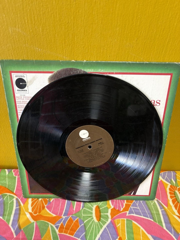 Christmas With Johnny Mathis LP Columbia Holiday EX!!!! | eBay UK