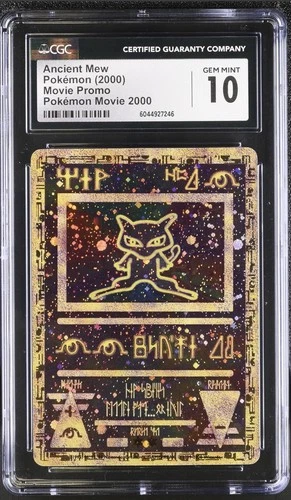 Ancient Mew Holo Promo (2000) Pokémon Movie Card - CGC 10 Gem Mint