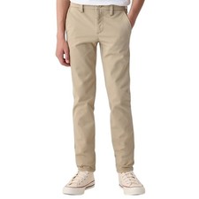 GAP Kids Brown Khaki Straight-Leg Stretch Pants