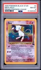 Mew Holo 9 Pokemon League Promo Black Star Pokemon PSA 8